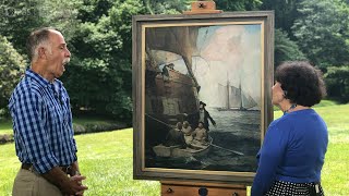 1923 Frank Schoonover Oil Painting  Best Moment  ANTIQUES ROADSHOW  PBS [upl. by Niles]