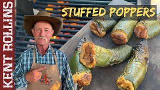 Stuffed Jalapeno Poppers  Smoked Seafood Stuffed Poppers [upl. by Arot]