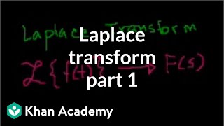 Laplace transform 1  Laplace transform  Differential Equations  Khan Academy [upl. by Arodaeht]