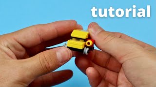 EASY MINI LEGO School Bus Tutorial 🚍 [upl. by Osmund]