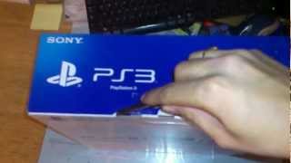 PS3 super slim Unboxing 500gb [upl. by Sheeran]