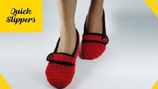 Crochet Slippers For Beginners [upl. by Lucien223]