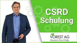 CSRD Schulung  Nachhaltigkeitsberichterstattung nach ESRS [upl. by Liartnod]