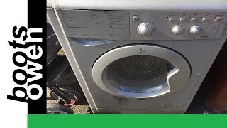 How to clean Indesit IWDC6125S Lint Filter [upl. by Annua754]