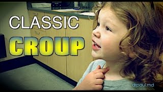 CLASSIC CROUP Live Diagnosis with Dr Paul [upl. by Carree]