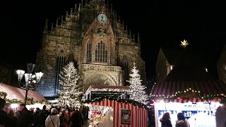 German Christmas Market  Nuremberg  One of the Best in Europe [upl. by Nora]