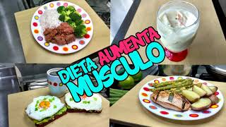 DIETA de 2500 CALORÍAS AL DÍA 🥑 para ganar MASA MUSCULAR 🤯 [upl. by Lledyl892]