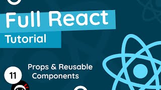 Full React Tutorial 11  Props [upl. by Akihsan]