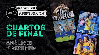 Resumen Cuartos de Final  Liga MX Femenil [upl. by Enitsua34]