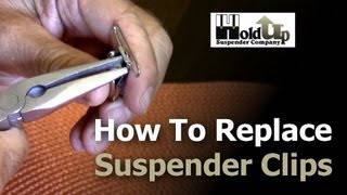 How To Replace Suspender Clips  Suspenderscom [upl. by Magnien]