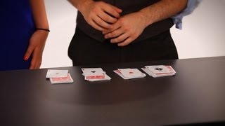 How to Do the 4 Aces Card Trick  Coin amp Card Magic [upl. by Giana]