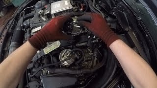 MercedesBenz C 220 CDI OM651  Changing the Diesel Filter [upl. by Bibby594]