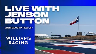 Live With Jenson Button  Williams Racing  US GP [upl. by Ragde]