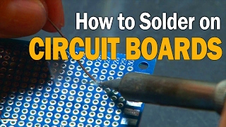 How to Solder on Circuit Boards [upl. by Siletotsira]