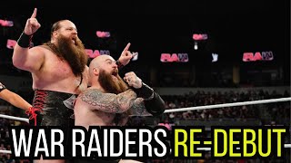 War Raiders REDEBUT on Raw [upl. by Arley]