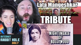 Remembering Lata Mangeshkar Indias Nightingale  TRIBUTE  The Quint  irh daily REACTION [upl. by Naret324]