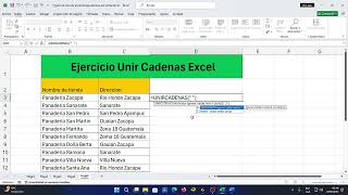 Unir Cadenas Excel [upl. by Dill345]