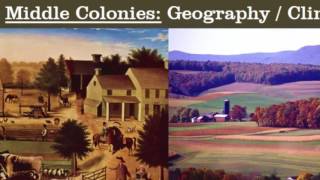 13 Colonies Comparing Regions New England Middle and Southern [upl. by Bidle558]