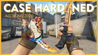 All Case Hardened Skins  CSGO 2020 [upl. by Trutko371]