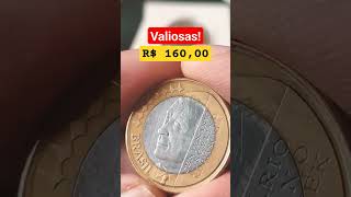 Moedas de 1 REAL Valiosas para COLECIONADORES deolhonotroco moedasvaliosas moedasde1realvaliosas [upl. by Cheney]