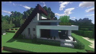 MINECRAFT  COME COSTRUIRE UNA CASA MODERNA 13X22 [upl. by Aicinoid223]