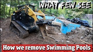 How we Remove a Swimming Pool [upl. by Brause]