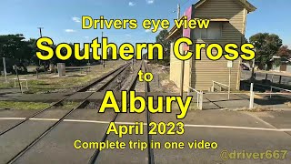 Drivers eye view Southern Cross to Albury [upl. by Ennail]