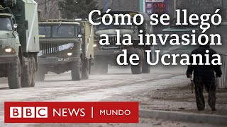 ¿Cómo escaló la crisis entre Ucrania y Rusia en los últimos meses [upl. by Haneekas303]