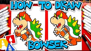 How To Draw Bowser [upl. by Yelsew]