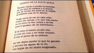 FEDERICO GARCIA LORCA Soneto de la dulce queja 2019 Por Joan Mora [upl. by Ynoble275]