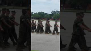 Parris Island boot camp graduation practice [upl. by Efrem]