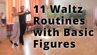 11 Waltz Routines you should try  Basic Figures [upl. by Mozza995]