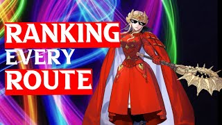 RANKING ALL 5 ROUTES in Fire Emblem Three Houses Story [upl. by Aleuname]