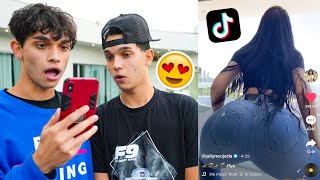 REACTING TO MY CRUSH TikToks BAD IDEA [upl. by Jarlen]