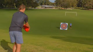 AFL FOOTBALL TRICK SHOTS [upl. by Sirah]