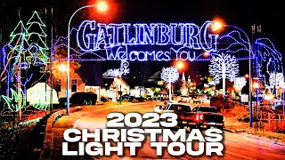 2023 GATLINBURG CHRISTMAS LIGHT TOUR Opening Night [upl. by Linea]