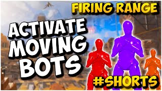 HOW TO ACTIVATE THE MOVING BOTS IN THE FIRING RANGE  APEX LEGENDS Shorts [upl. by Helve]