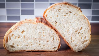 Improving The Basic White Bread  How To Use A Preferment Biga [upl. by Redep]