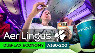 Aer Lingus review A330200 Dublin to Los Angeles [upl. by Braunstein]