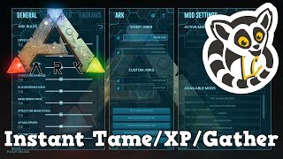 Ark Survival Evolved  Instant TameXPHarvest Server Settings [upl. by Craig656]