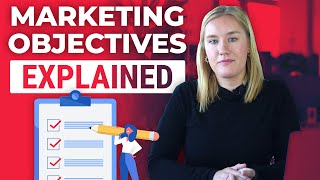 Marketing Objectives Explained  10 Examples [upl. by Meesaw]