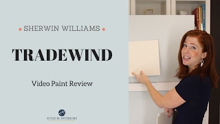 Colour Review Sherwin Williams Tradewind SW 6218 [upl. by Greenleaf]