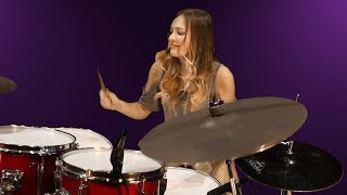 Slow Ride – Foghat  Mia Morris full version drum cover Nashville Drummer Musician Songwriter [upl. by Rokach685]