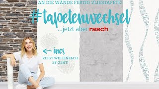 Vliestapete tapezieren  So einfach geht es [upl. by Iruam]