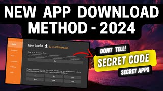 New App Download Method  Firestick UPDATE March 2024 [upl. by Ednalrym]