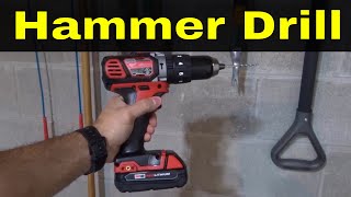 How To Use A Hammer DrillTutorial [upl. by Belier]