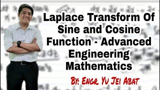 Laplace Transform of Sine and Cosine Function  Advanced Engineering Mathematics [upl. by Dominus]