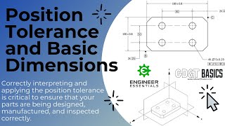 Position Tolerances and Basic Dimensions [upl. by Gent757]