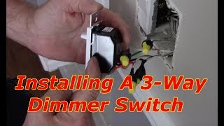 How To Replace Or Install A 3 Way Dimmer Switch [upl. by Atiuqad258]