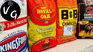 BampB Charcoal vs Kingsford Charcoal vs Royal Oak Charcoal vs Embers Charcoal Review  Best Charcoal [upl. by Hauck145]